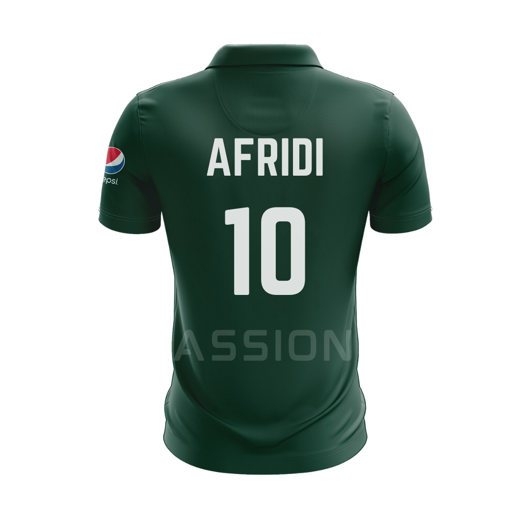 AFRIDI 10 - WORLD CUP JERSEY 2023 - PAKISTAN ODI - STAR NATION 🌟