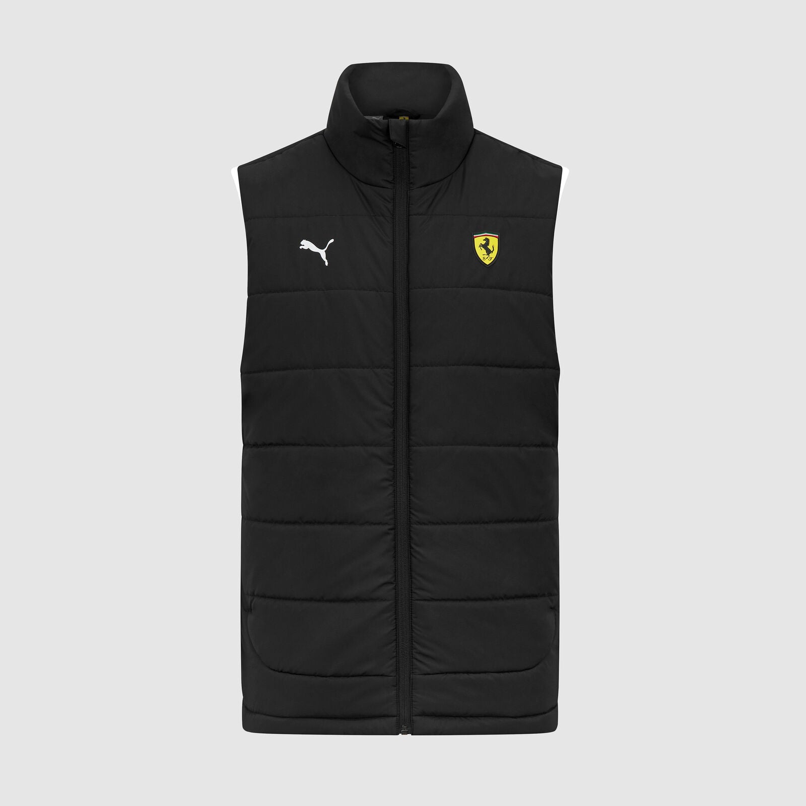 Sleeveless Ferrari F1 Puffer - ThePassionBase